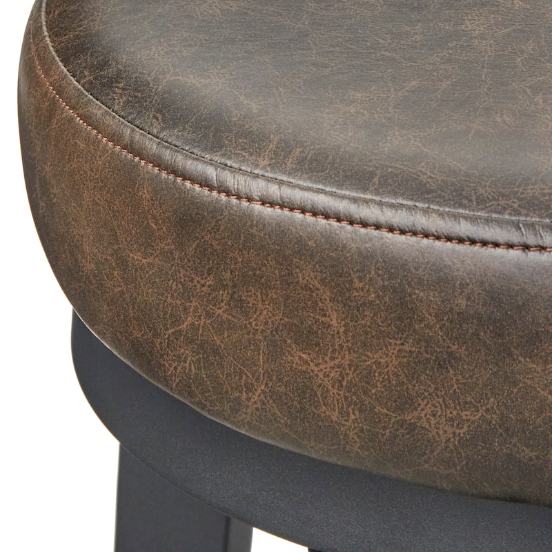 angelo:HOME Linden Swivel Barstool (Set of 2)