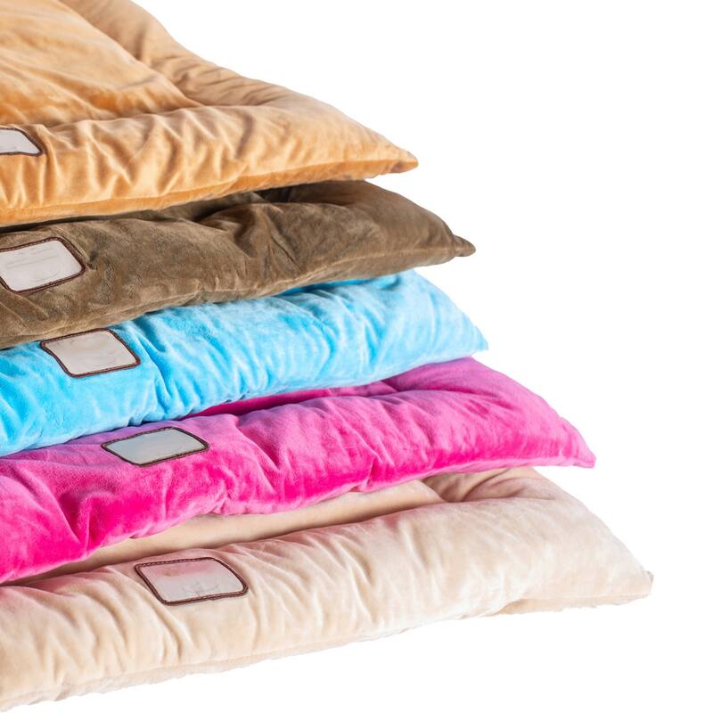 Pet Bed Mat, Dog Crate Soft Pad With Poly Fill Cushion