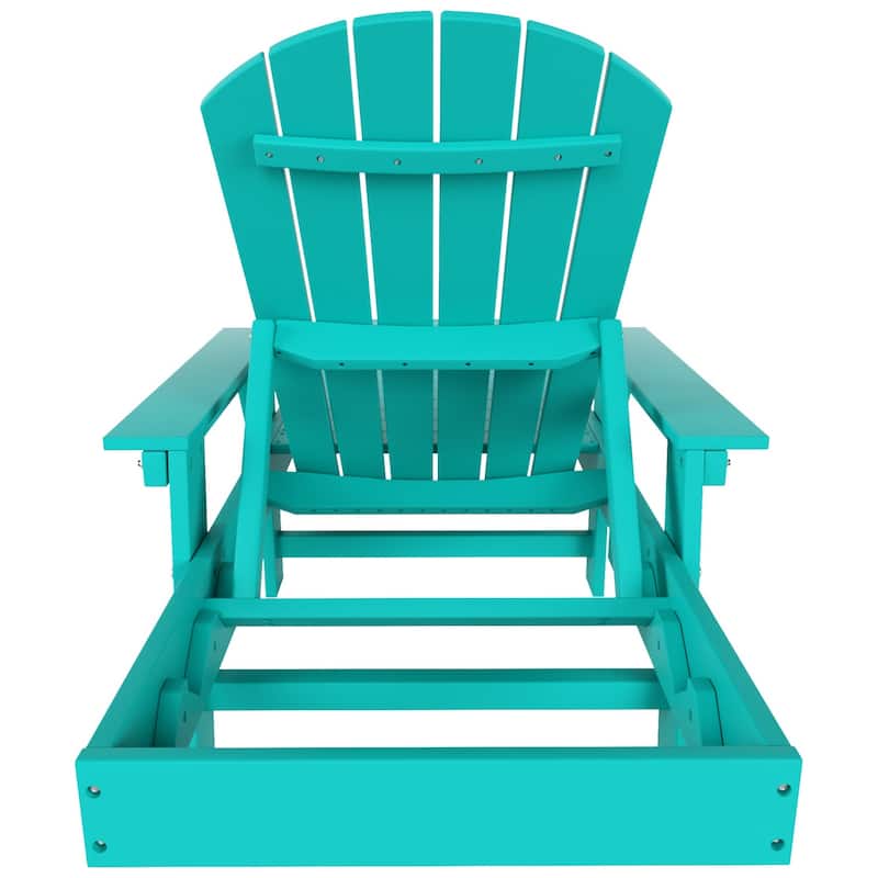 Polytrends Altura Poly Eco-Friendly All Weather Reclining Chaise Lounge with Arms