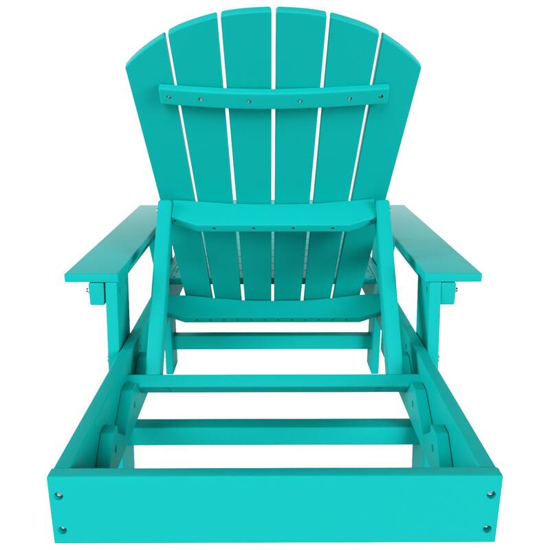 Polytrends Altura Poly Eco-Friendly All Weather Reclining Chaise Lounge with Arms & Side Table (3 Piece Set)