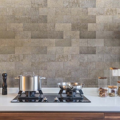 Art3d 10-Pack Peel and Stick Backsplash Tile for Kitchen Bathroom Fireplace Vanitity, Self-Adhesive Subway Wall Tile