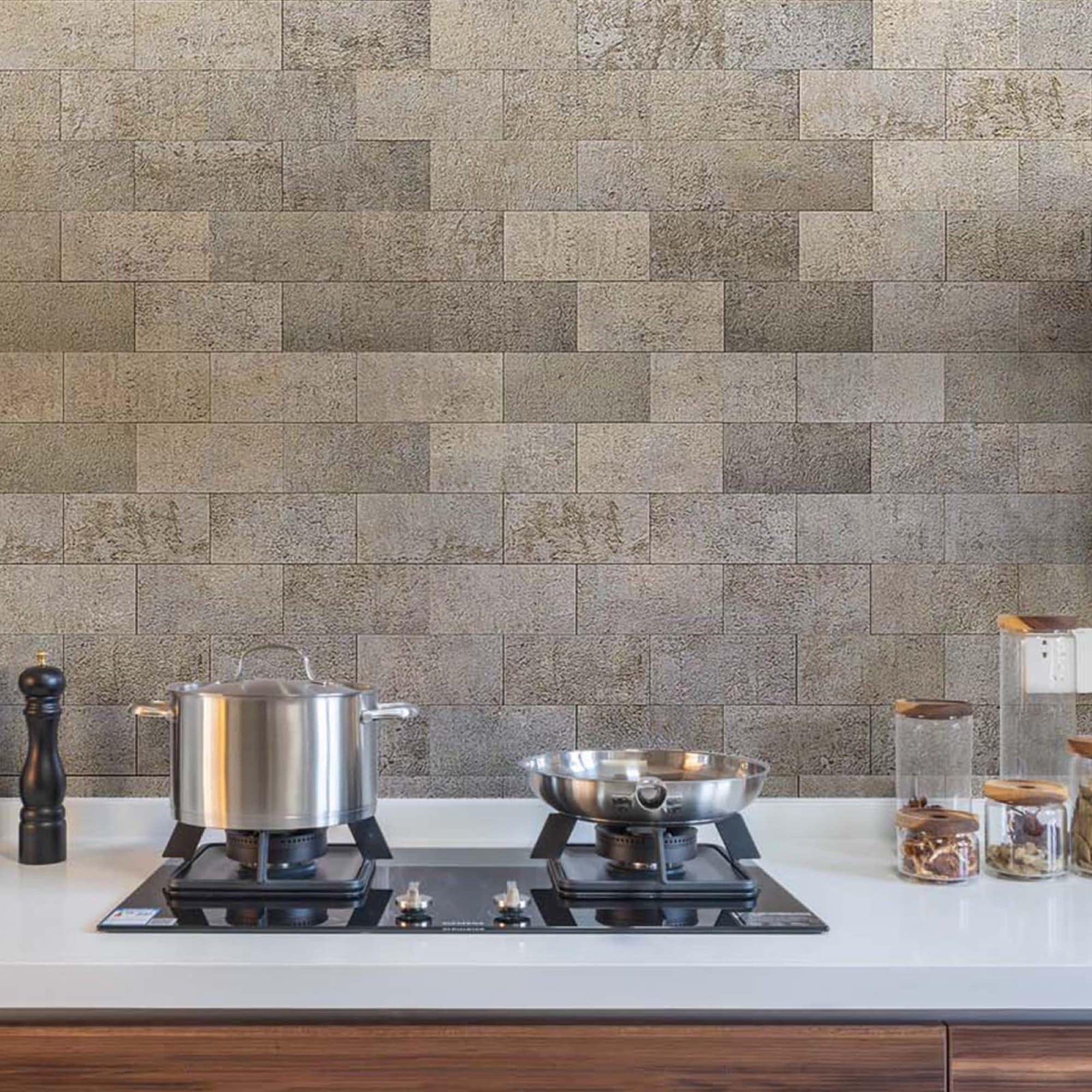 Art3d 10-Pack Peel and Stick Backsplash Tile for Kitchen Bathroom Fireplace Vanitity, Self-Adhesive Subway Wall Tile