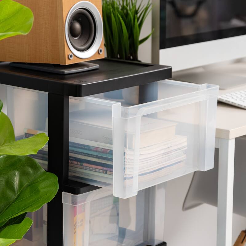 IRIS USA® Narrow Chest 70 Qt - Black