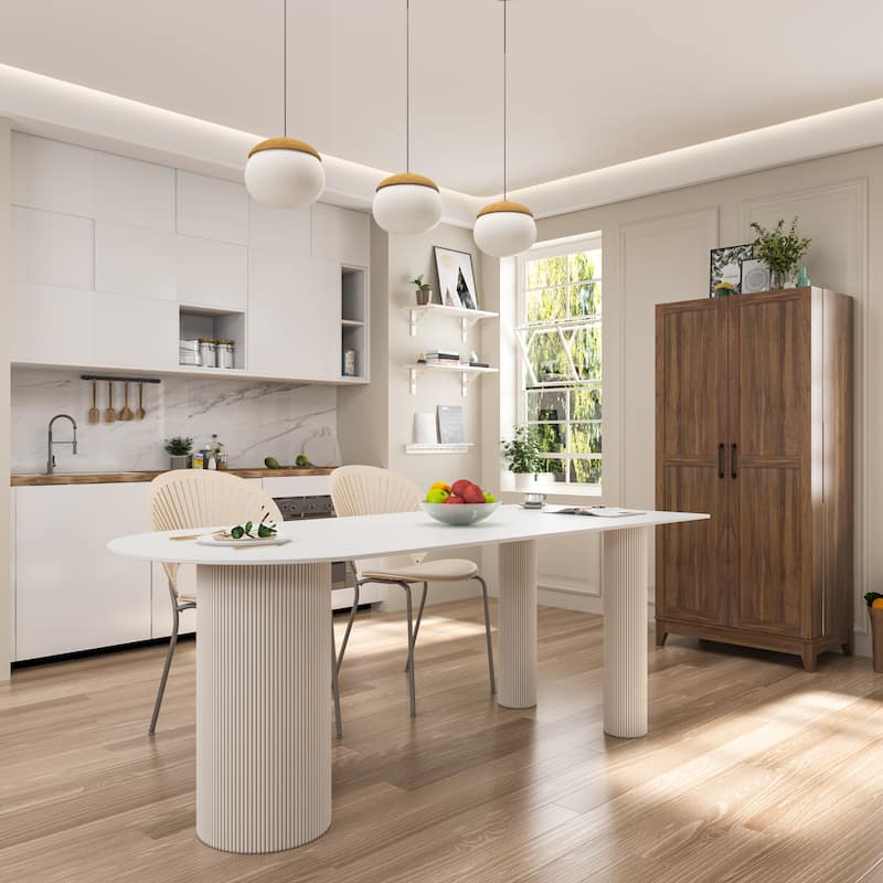 Multifunctional Kitchen Cabinetand Wine Cabinet Wine Glass Rack Pantry