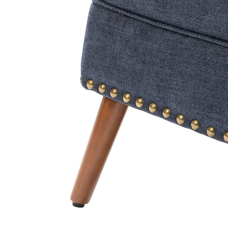 Alpheus Accent Armchair with Nailhead Trim by HULALA HOME