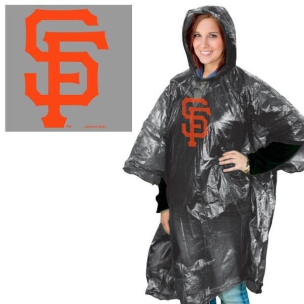 San Francisco Giants Rain Poncho. Opens flyout.