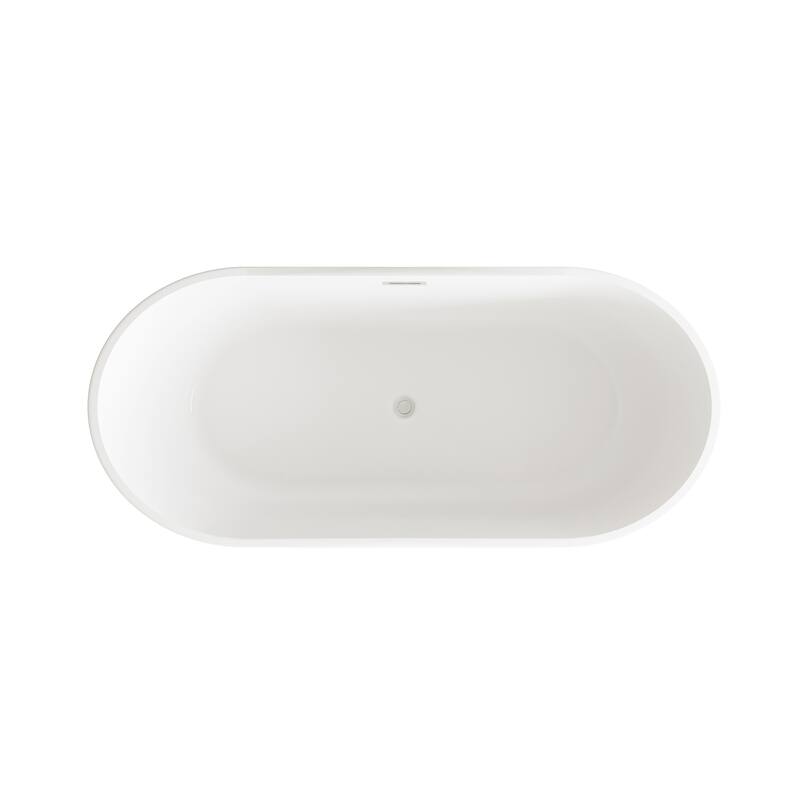Melisande Bathtub in Glossy White
