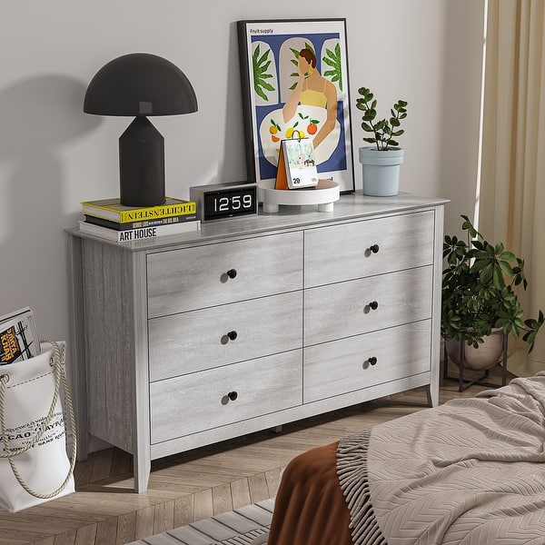 Dresser Bedroom 6 Drawer Double Dresser Dresser Hallway Entryway - Bed Bath & Beyond
