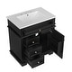 preview thumbnail 11 of 18, Christopher Knight Home - Beauchamp Freestanding 30-Inch Bathroom Vanity with Sink and Ample Storage
