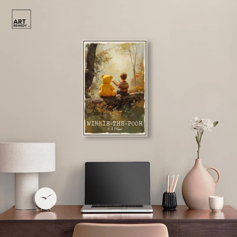 Classic Winnie the Pooh Canvas by Art Remedy