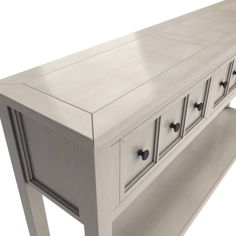 Rustic Entryway Console Table