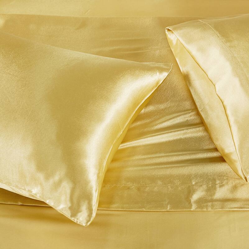 Remembrance Satin 4-piece Bed Sheet Set
