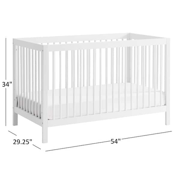 dimension image slide 1 of 3, Oxford Baby Essential 4 in 1 Island Crib
