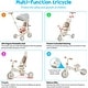 preview thumbnail 10 of 12, 7 in 1 Baby Tricycle, Foldable Toddler Tricycle with Removable - N/A