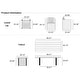 preview thumbnail 31 of 29, PURPLE LEAF Sanori Patio outdoor Dining Set Modern Large Weather-Resistant Aluminum for Garden Backyard Kitchen-Grey