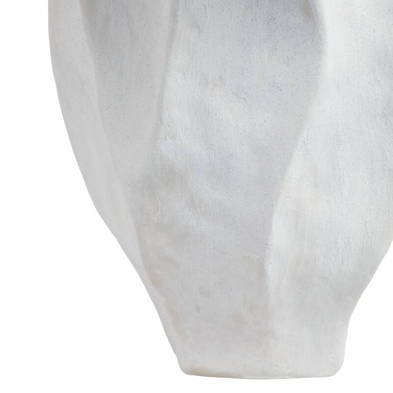 Stoneware Porcelain Vase Abstract Organic Design Sculptural Accent