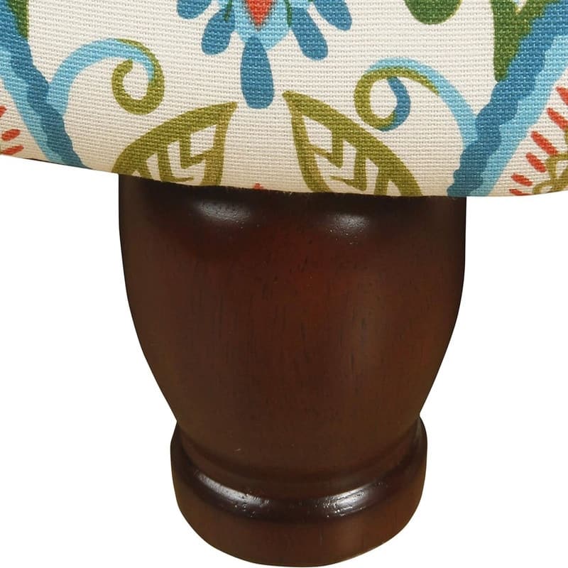 Upholstered Round Storage Ottoman Large