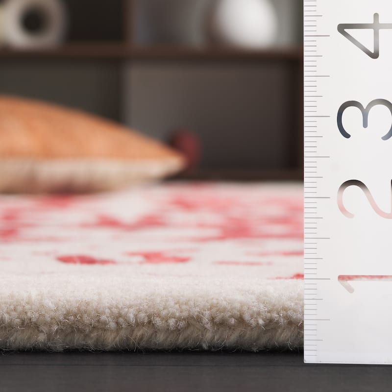 SAFAVIEH Handmade Fifth Roselette Avenue Modern Abstract Wool Rug