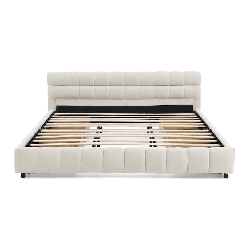California King size Upholstered Bed