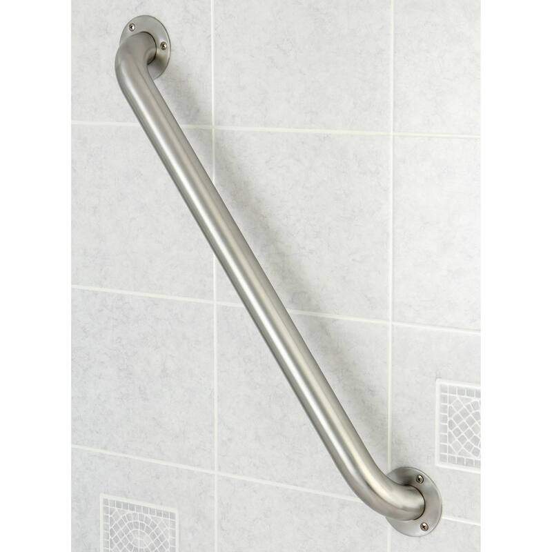 Kingston Brass Stainless Steel 24-inch Commercial Grade Grab Bar - Silver