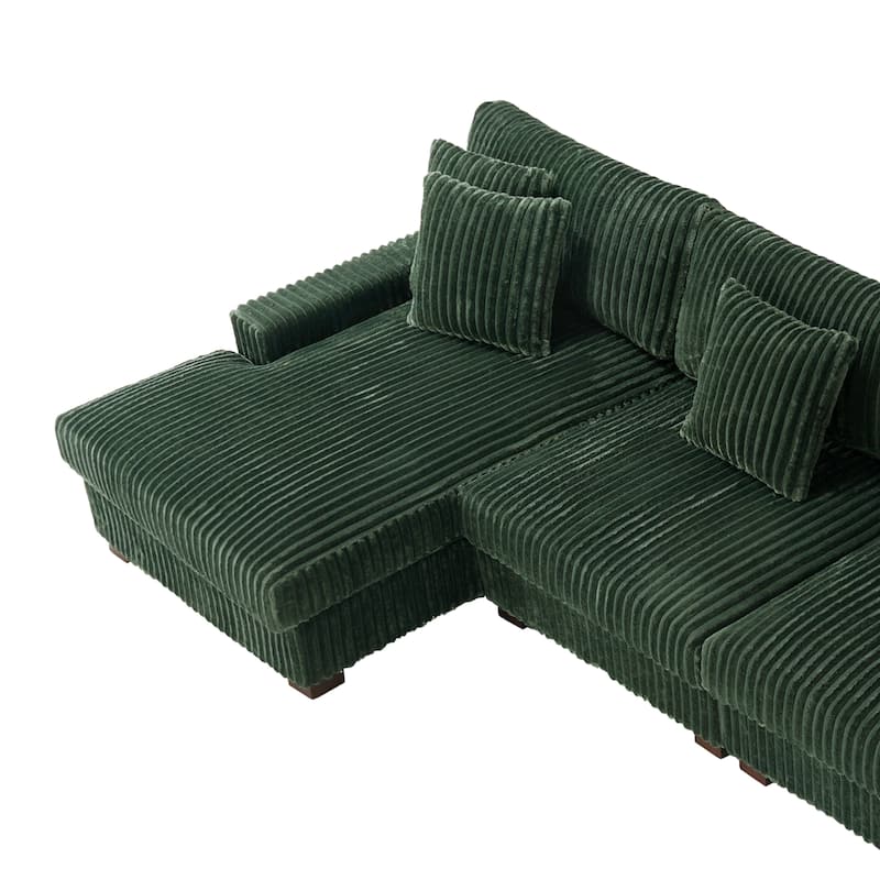 Anne 150" W Oversized Upholstered Modular Sectional Sofa