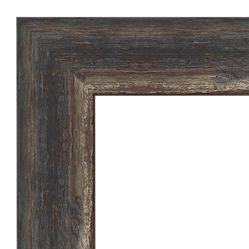 Amanti Art Bark Rustic Char Framed Dry Erase Magnetic Board