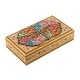 preview thumbnail 1 of 2, Novica Handmade Gold Kashmir Treasures Papier Mache Decorative Box