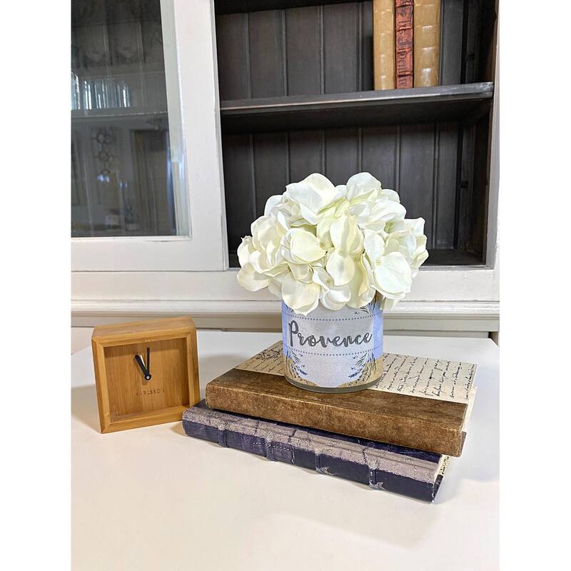Hydrangea Arrangement in a Glass Vase