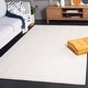 preview thumbnail 16 of 92, SAFAVIEH Faux Rabbit Fur Machine Washable Slip Resistant Nanami Rug 3' x 5' - Beige - Rectangle