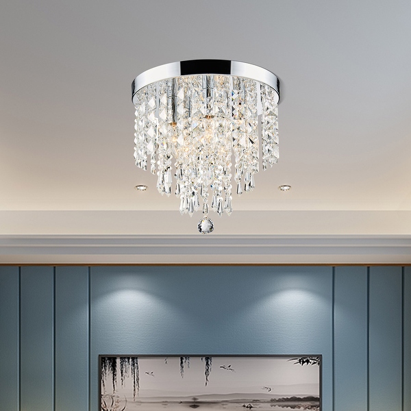 Crystal ceiling lights on sale sale