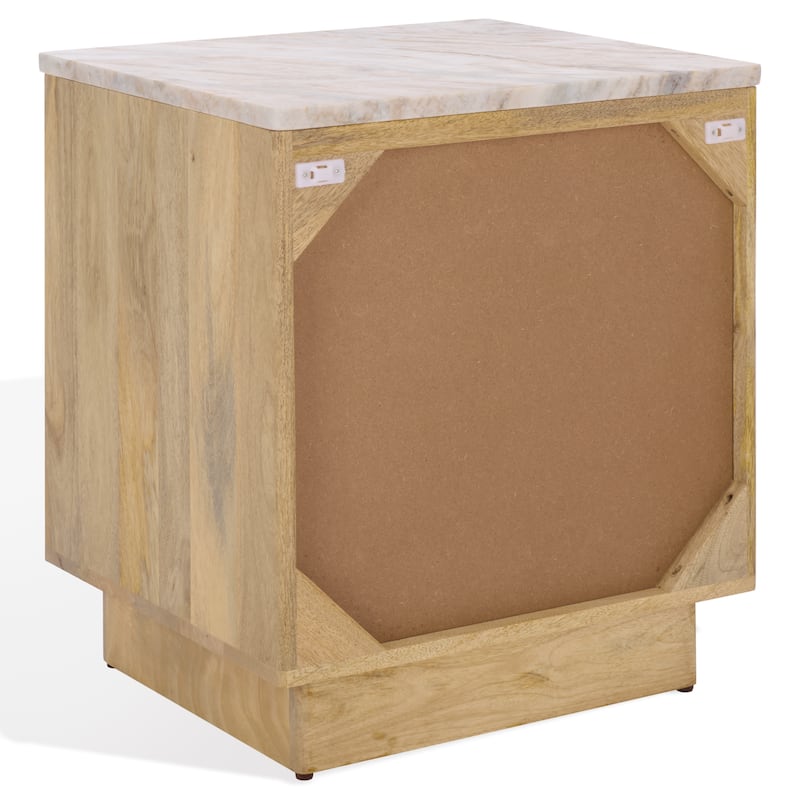 SAFAVIEH Couture Paxter Marble Top Nightstand