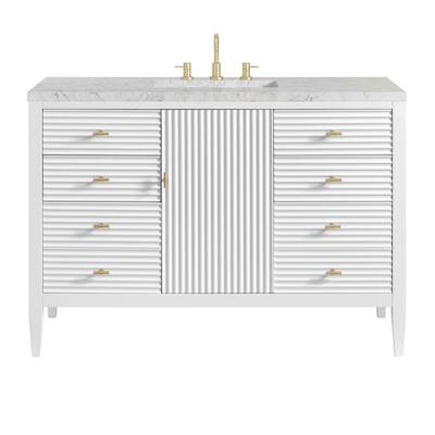 James Martin Vanities 485-V48-3EJP Myrrin 48" Single Basin Wood Vanity
