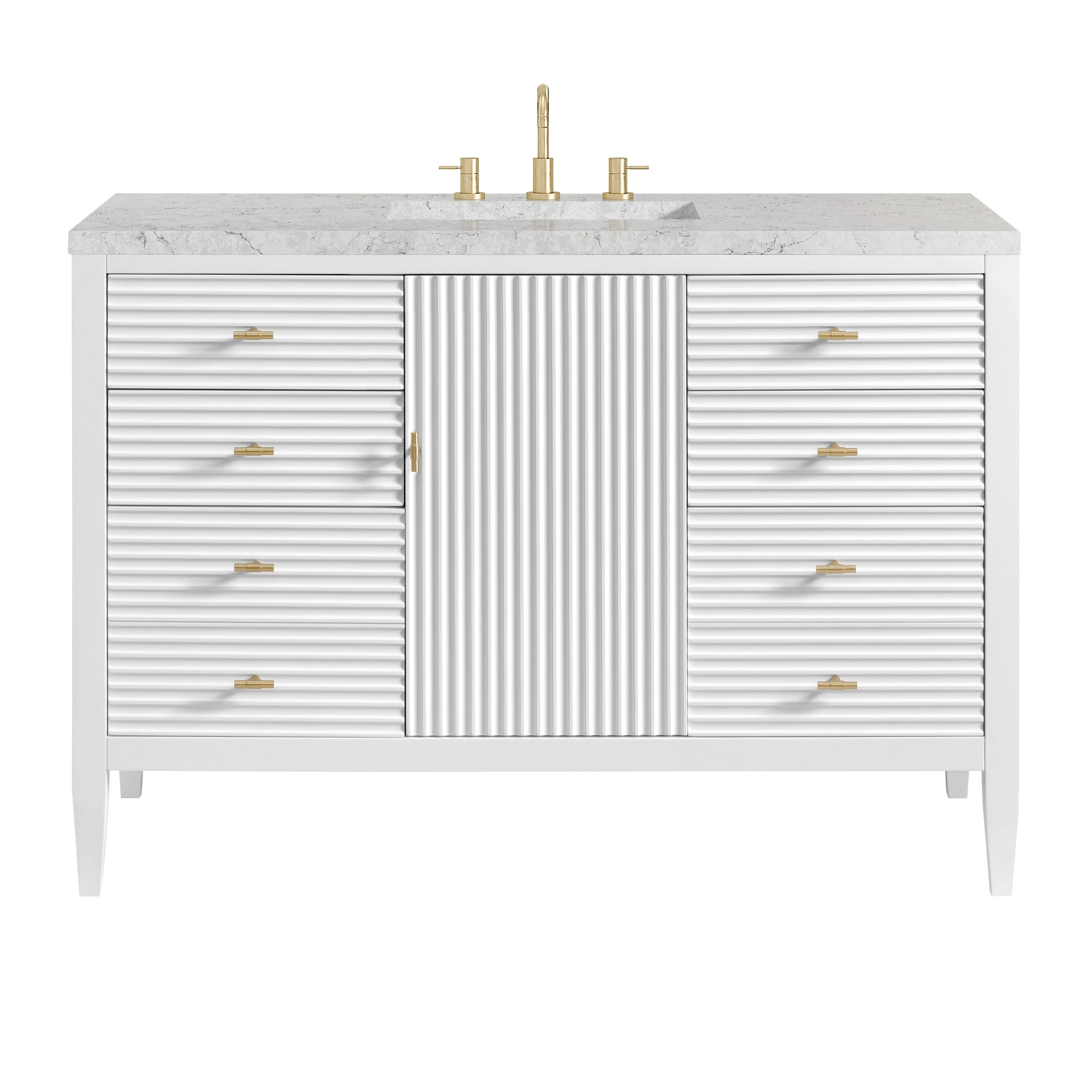 James Martin Vanities 485-V48-3EJP Myrrin 48" Single Basin Wood Vanity