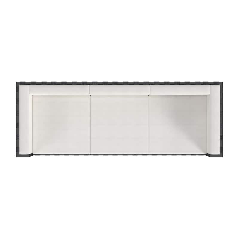 Norway Outdoor Patio Sofa with Cushions