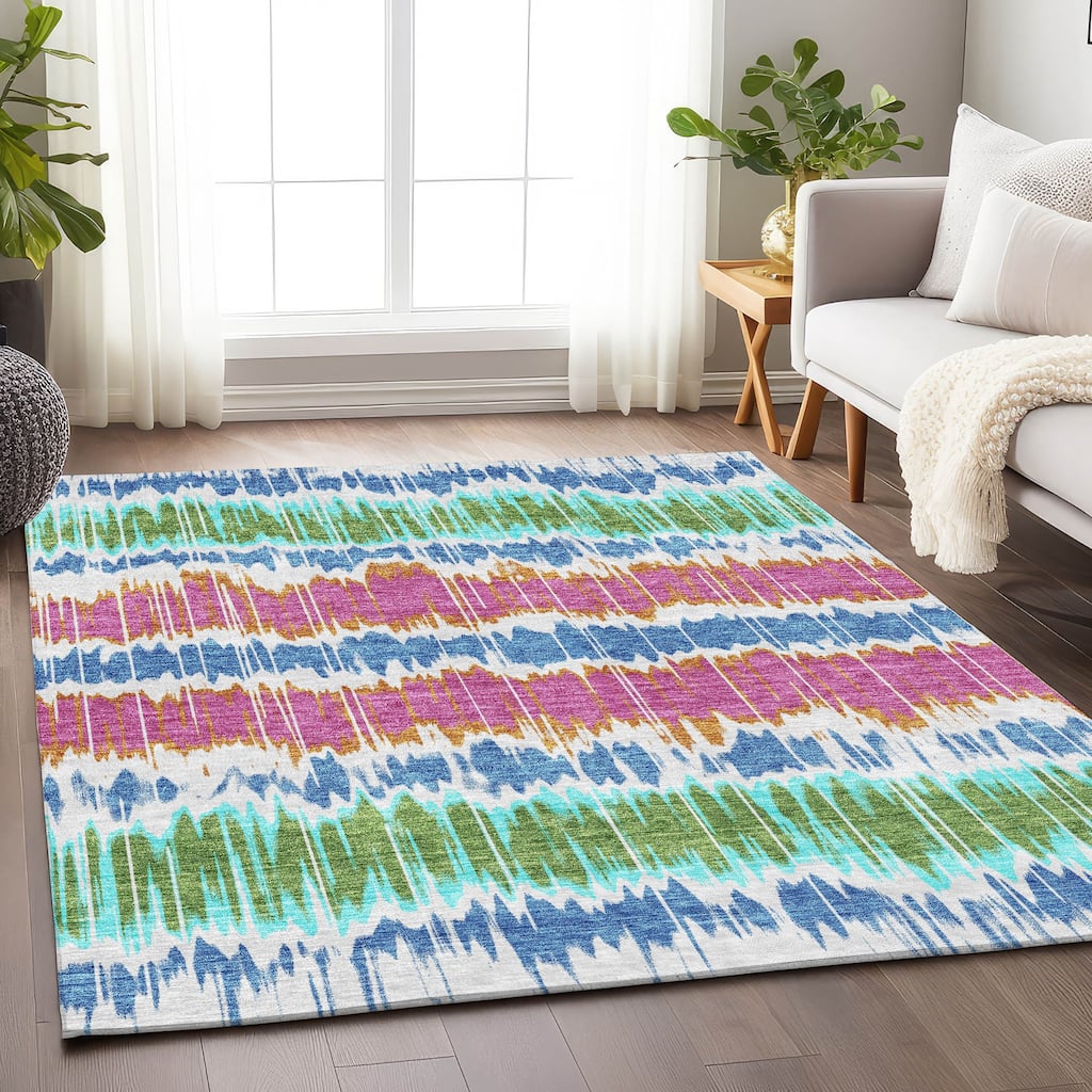 Premium Washable Super Soft Modern Stripe Mayfield Rug