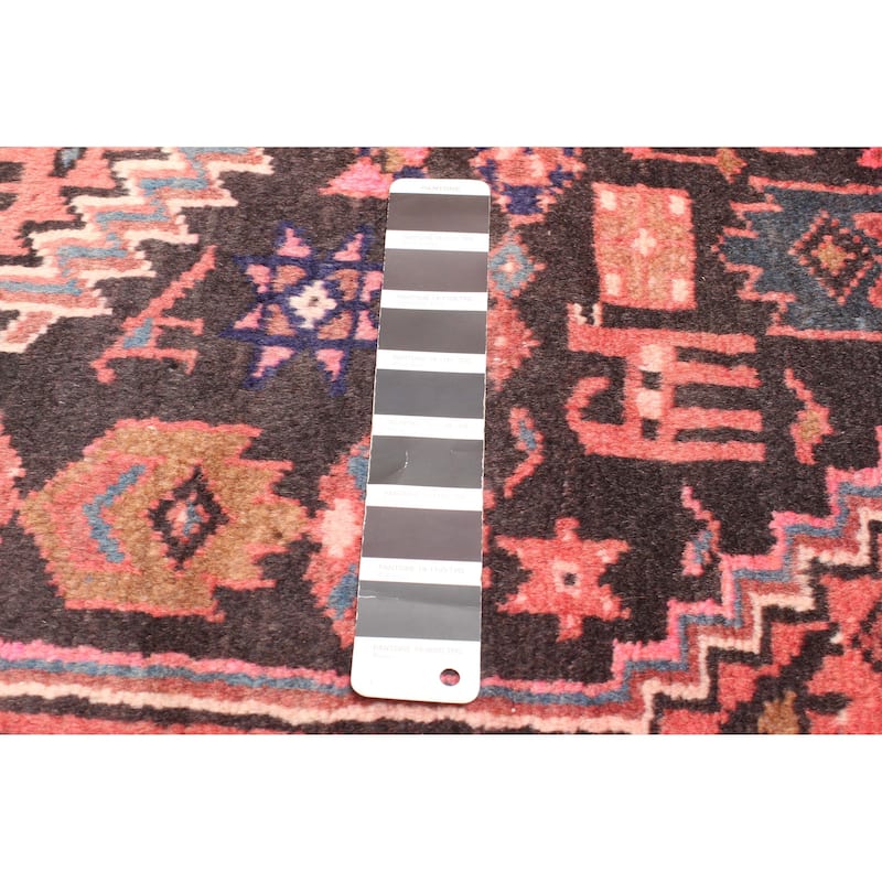 ECARPETGALLERY Hand-knotted Andelz Black Wool Rug - 4'6 x 7'1