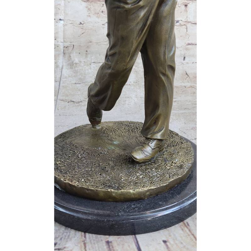 Ben Hogan Male Golfer Sports Memorabilia Golf Club Art Pga Bronze Marble Statue