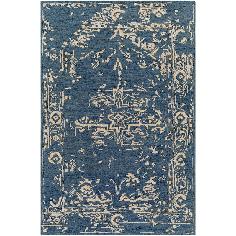 Bertio Handmade Distressed Oriental Wool Area Rug
