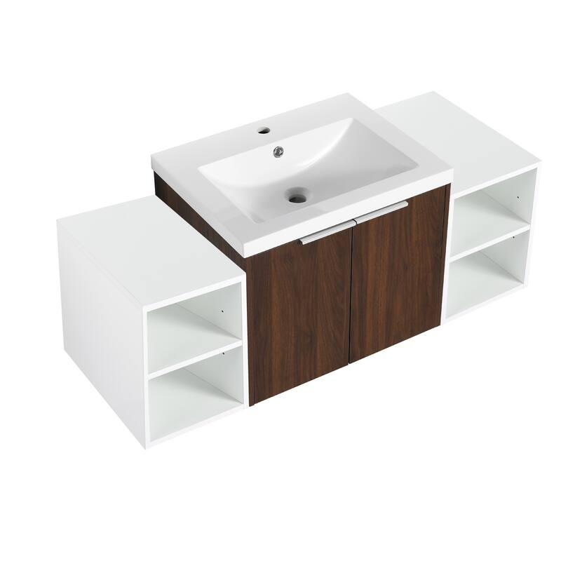 Topcraft Wall-Mounted Bathroom Vanity With Sink