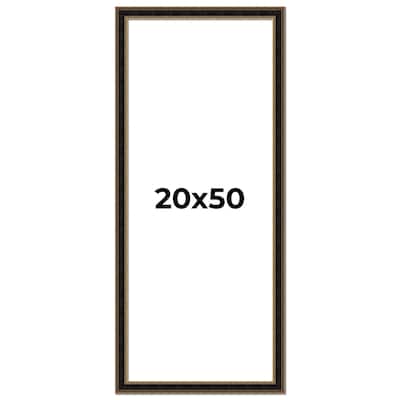 20x50 Frame Gold Antique Vintage Sold Wood Picture Frame | 1.75 Inch