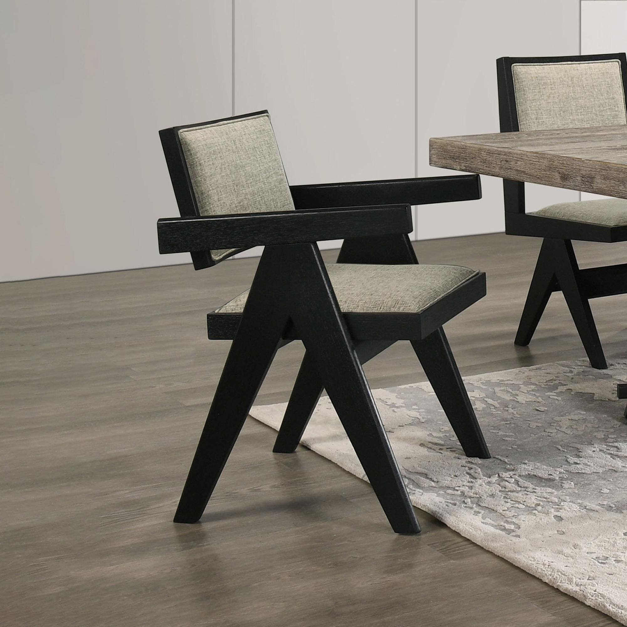 Modern Upholstered Dining Chairs Set of 2