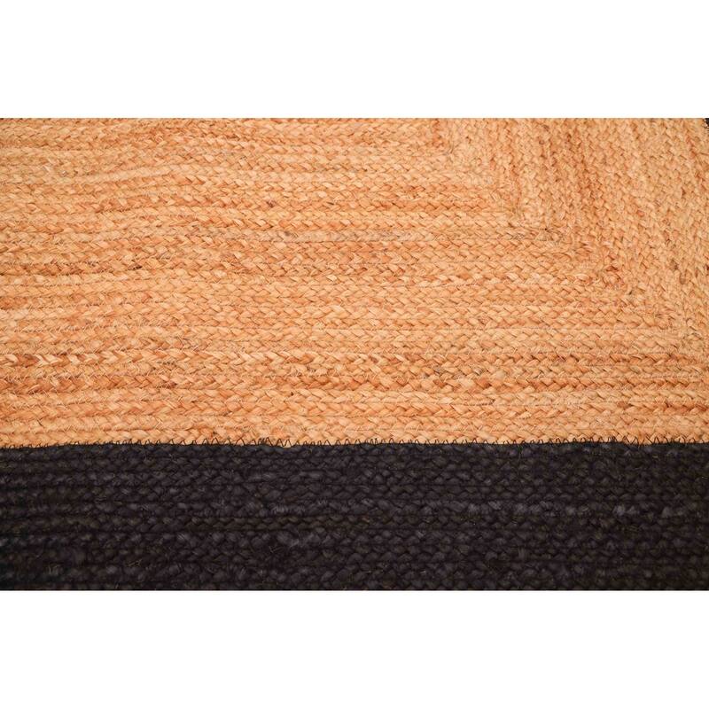 ECARPETGALLERY Flat-Weave Palas Denizli Tan Jute Rug - 4'8 x 6'8