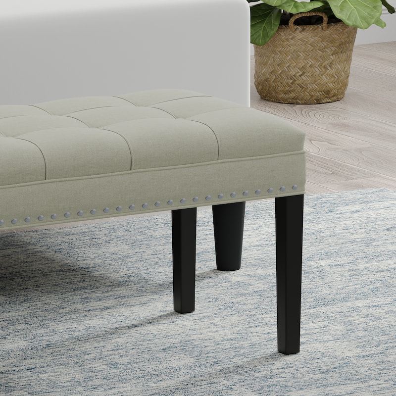 46.5" Upholstered Bench