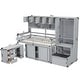 preview thumbnail 7 of 27, Multifunctional Design Twin Size Loft bed with Mobile Workstation