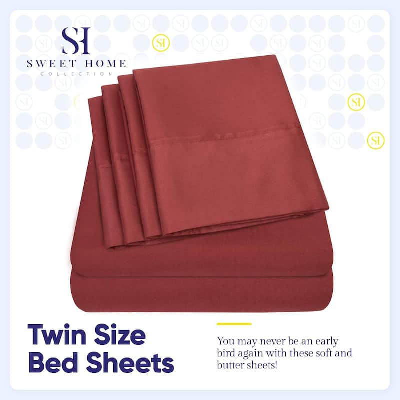 Soft Brushed Microfiber 7-piece Split King Sheet Set - 4 Pillowcases