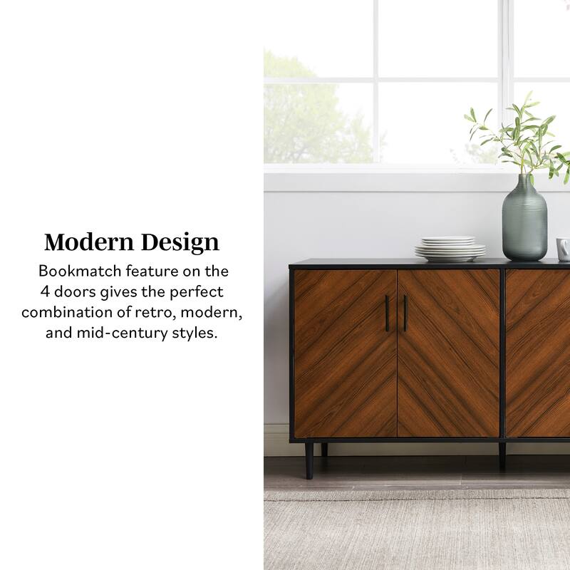 Middlebrook Cassandra 58-inch Mid-Century Modern 4-Door Buffet