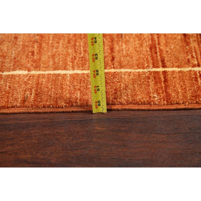 Gabbeh Kashkoli Oriental Runner Rug Wool Hand-knotted Hallway Carpet - 2'8" x 10'0"