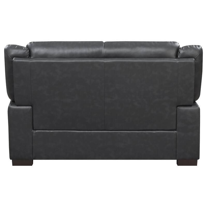 Arabella Transitional Upholstered Padded Arm Sofa Set