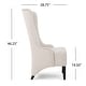 preview thumbnail 19 of 41, Callie High-back Fabric Dining Chair by Christopher Knight Home - 23.25" L x 28.75" W x 46.25" H