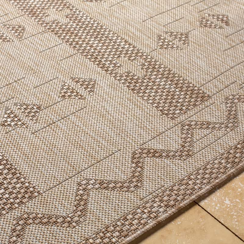 Livabliss Kaylin Indoor/ Outdoor Geometric Stripe Area Rug